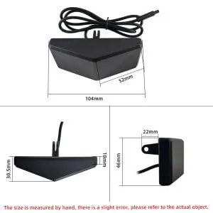 24G MT-03 MOTORCYCLE BLIND SPOT DETECTION SYSTEM SENSOR