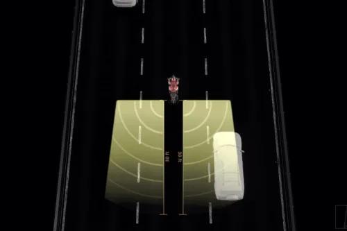 motorcycle blind spot monitor