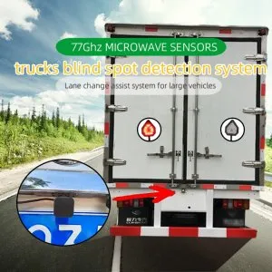 77G truck blind spot detection system