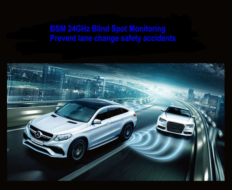 Car blind spot monitoring system 24G S6