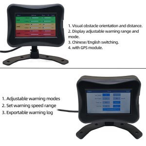 CAS system detection display show