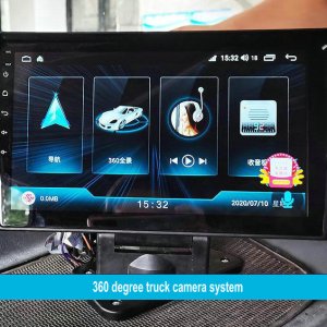 360 truck camera system display screen