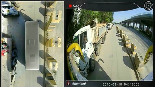 360 truck camera system effect