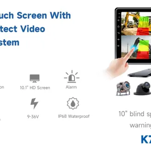 K7 4 channel bsd with audible and visual alarm