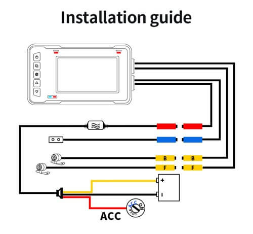 motorcycle dash cam SE70 800x800-1 INSTALL