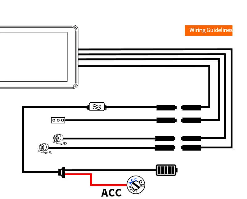 INSTALACIÓN DE DASH CAM DE MOTOCICLETA SE80 MOTORCYCLE DASH CAM SE80 INSTALL