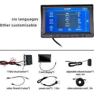 K3-1 parking sensor with camera system list