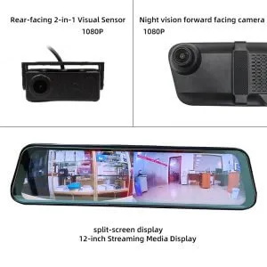 LD11 Car 3 in 1 dash cam product list