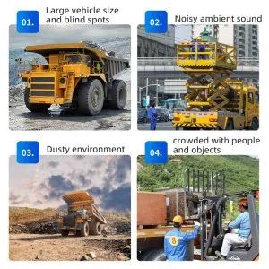 K3-40 truck anti collision system use for