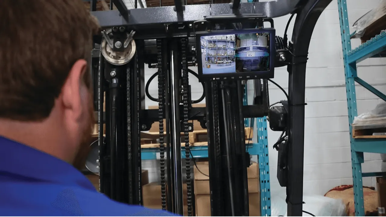 camera forklifts collision solution