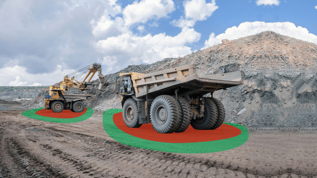 working principle of collision alert technology in mines